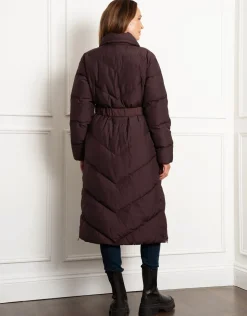 Cheap Seraphine Adelina | Belted Chevron Puffer Maternity Jacket