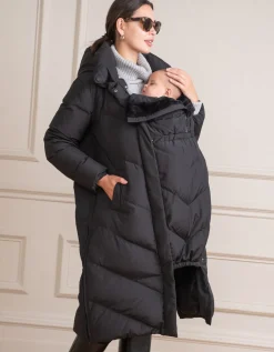 Hot Seraphine Adena | Long Maternity & Babywearing Puffer Coat