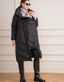 Hot Seraphine Adena | Long Maternity & Babywearing Puffer Coat