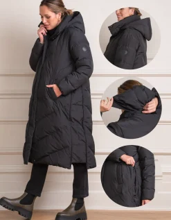 Hot Seraphine Adena | Long Maternity & Babywearing Puffer Coat