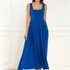 New Seraphine Adler | Jersey Bamboo Strap Midi Maternity Dress