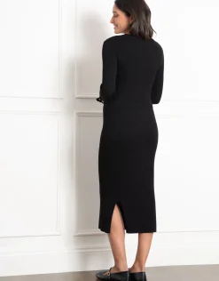 Outlet Seraphine Amaya | Layered Knitted Maternity & Nursing Dress