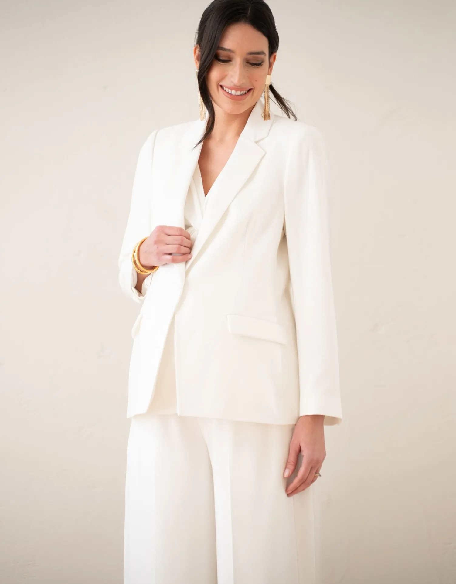 Best Sale Seraphine Anise | Single-Breasted Tuxedo Maternity-To-Nursing Blazer