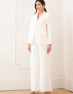 Best Sale Seraphine Anise | Single-Breasted Tuxedo Maternity-To-Nursing Blazer