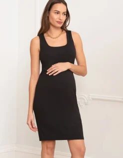 Online Seraphine Annmarie | Jersey Bodycon Knee-Length Maternity and Nursing Dress