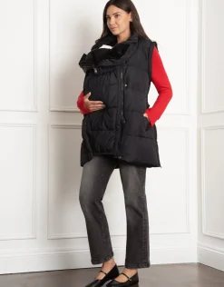 Sale Seraphine Archie | Long-Line Padded Maternity, Nursing and Babywearing Vest