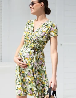 Online Seraphine Ariana | Retro Floral Maternity & Nursing Dress