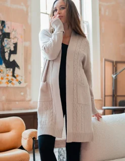 Sale Seraphine Arleen | Merino Wool Maternity Cardigan