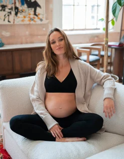 Sale Seraphine Arleen | Merino Wool Maternity Cardigan