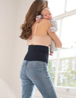 Outlet Seraphine Asher | Organic Ripped Post Maternity Boyfriend Jeans