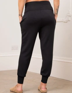 Best Sale Seraphine Atticus | Modal Blend Black Maternity Joggers