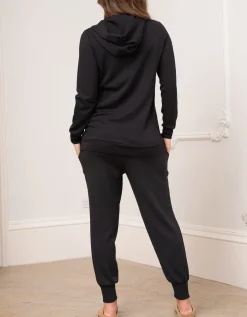 Best Sale Seraphine Atticus | Modal Blend Black Maternity Joggers