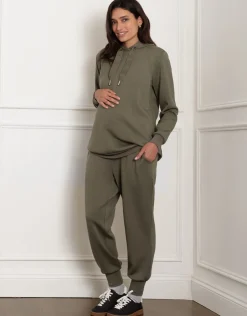 New Seraphine Atticus | Modal Blend Over Bump Maternity Joggers
