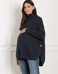 Sale Seraphine Bertram | Roll Neck Knit Maternity & Nursing Sweater