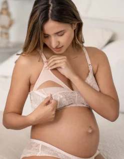 Cheap Seraphine Beth |  Lace Maternity & Nursing Bralette
