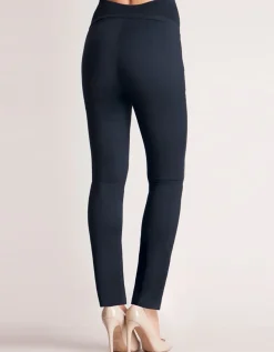 Store Seraphine Carrie | Slim Fit Navy Blue Maternity Pants