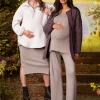 Cheap Seraphine Cernucci | Rib Knit Co-ord Maternity Pants