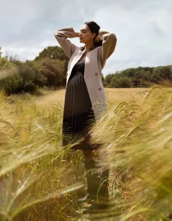 Fashion Seraphine Chandler | Double-Breasted Wool Maternity Coat