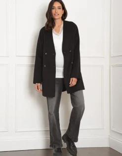 Store Seraphine Chandler | Double-Breasted Wool Maternity Coat