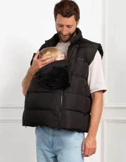 Shop Seraphine Christian | Menu2019s Vest with Babywearing Pouch