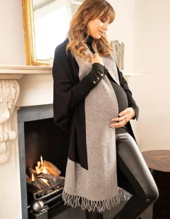 Sale Seraphine Cici | Faux Leather Panel Maternity Leggings