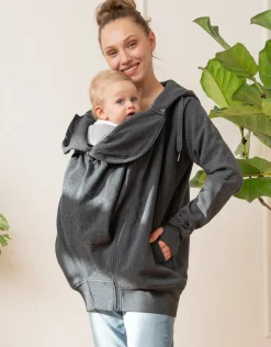 Outlet Seraphine Connor | Grey 3 in 1 Maternity Hoodie