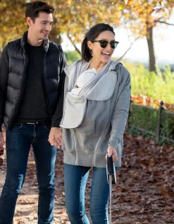 Best Seraphine Connor | Grey 3 in 1 Maternity Hoodie