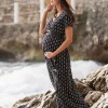 Sale Seraphine Daisy | Maxi Wrap Maternity Dress