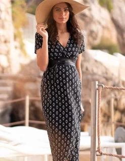 Sale Seraphine Daisy | Maxi Wrap Maternity Dress
