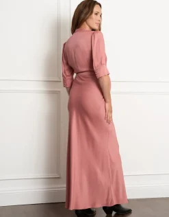 Flash Sale Seraphine Dido | Puff Sleeve Tea Maternity Dress