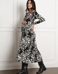 Cheap Seraphine Eily | Drawstring Detail Midi Maternity Dress