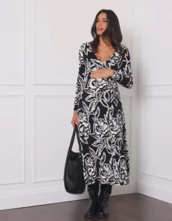 Cheap Seraphine Eily | Drawstring Detail Midi Maternity Dress