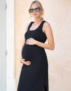 Store Seraphine Elantra | Bodycon Maxi Maternity & Nursing Dressu00a0