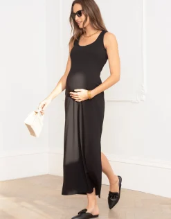 Store Seraphine Elantra | Bodycon Maxi Maternity & Nursing Dressu00a0