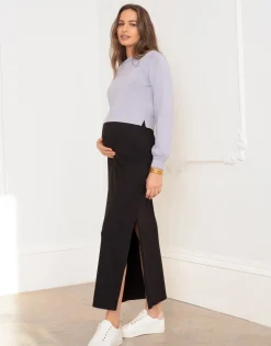 Store Seraphine Elantra | Bodycon Maxi Maternity & Nursing Dressu00a0