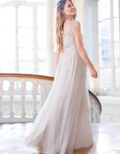 Best Sale Seraphine Eleni | Mist Grey Grecian Maternity Gown