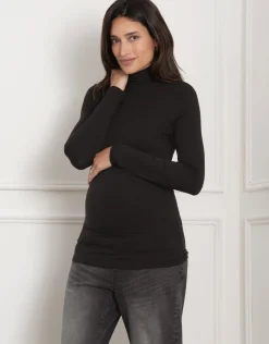 Cheap Seraphine Eragon | Lift-Up Long Sleeve Jersey Maternity & Nursing Layering Top