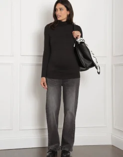 Cheap Seraphine Eragon | Lift-Up Long Sleeve Jersey Maternity & Nursing Layering Top