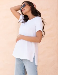 Cheap Seraphine Everleigh | Jersey Short Sleeve Maternity T-Shirt