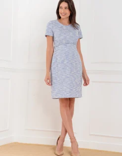 Sale Seraphine Flores | Tweed Mini Maternity Dress
