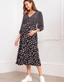 Cheap Seraphine Floria | Button-Down Maternity Dress