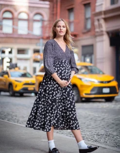 Cheap Seraphine Floria | Button-Down Maternity Dress