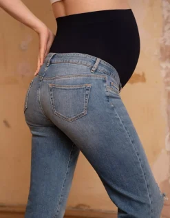Store Seraphine Florian | Ripped Boyfriend Maternity Jeans