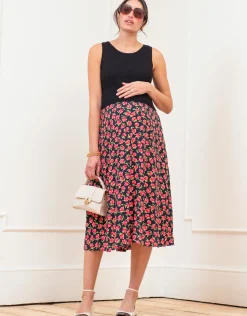 Fashion Seraphine Garcelle | 2 In 1 Maternity-To-Nursing Dress