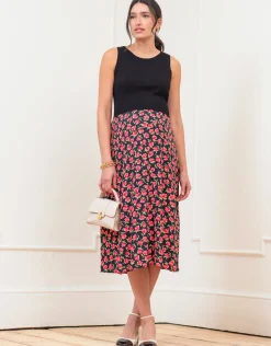 Fashion Seraphine Garcelle | 2 In 1 Maternity-To-Nursing Dress