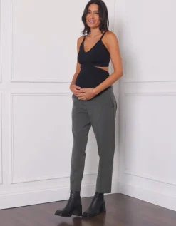 Clearance Seraphine Gary | Tapered Over Bump Work Pants