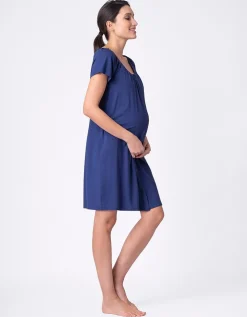 Fashion Seraphine Gemma | Popper-Fastening Maternity & Nursing Nightie