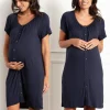 Hot Seraphine Gemma | Popper-Fastening Maternity & Nursing Nightie