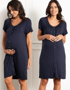 Hot Seraphine Gemma | Popper-Fastening Maternity & Nursing Nightie