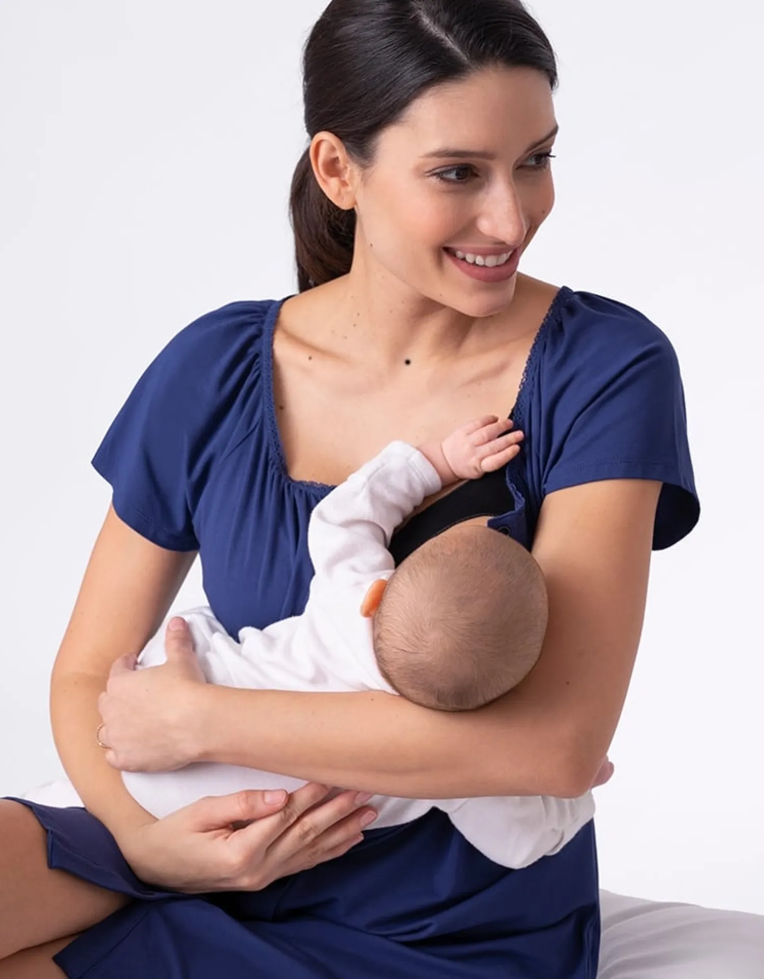 Fashion Seraphine Gemma | Popper-Fastening Maternity & Nursing Nightie